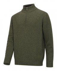 Hoggs Of Fife Lothian II 1/4 Zip Pullover Olive Marl HoggsOfFifeLothianII14ZipPulloverOliveMarl-20
