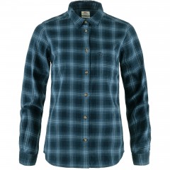 FjllrvenvikFlannelShirtWDarkNavyIndigoBlue-20