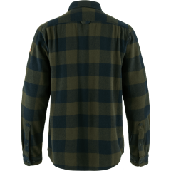FjllrvenvikHeavyFlannelShirtMDeepForestDarkNavy-20