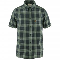 FjllrvenvikTravelShirtSSDarkNavyPatinaGreen-20