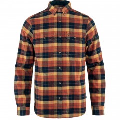 FjllrvenSingiHeavyFlannelShirtMAutumnLeafDarkNavy-20