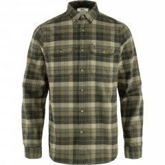 FjllrvenSingiHeavyFlannelShirtMGreenDeepForest-20