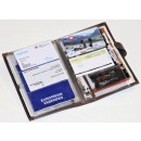 Lædermappe til jagtpapirer