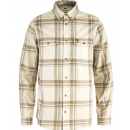 Fjällräven Övik Lite Flannel Shirt M - Chalk White - Fossil