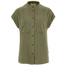Fjällräven Övik Hemp Shirt SS W - Green