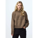 Fjällräven Övik Solid Jacquard Knit W - Suede Brown