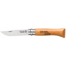 Opinel N°6 carbon steel 7,0 cm. bøg