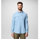 Columbia Men's Skien Valley Long Sleeve Shirt - Ripple Blue