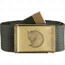 Fjällräven Canvas Brass Belt 4 Cm - Mountain Grey