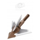 QAD DEEP 6 EXODUS 100 GR SWEPT BLADE 3/PK