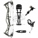 SANLIDA DRAGON 10 COMPOUND PACKAGE LARGE CAM ROTATING MOD / 50-60LBS / 30-32" / RH / WILDERNESS GREEN