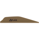 Bohning Atlas Vanes 2,8¨ 100stk Brown