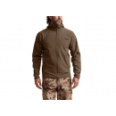 Sitka Alpha Fleece hooded jacket Brown