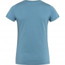 Fjällräven Fox Print T-Shirt Women Blue-Terracotta brown