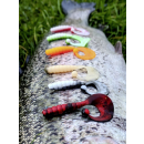 Magic Trout 0,4 G 3,5CM Curly B-Bobbles White/Black Garlic 10 stk