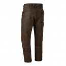 Deerhunter Strasbourg Leather Trousers - Brown