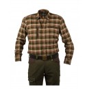 Haunter Doon Skjorte - Green / Brown Check