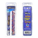 OG Lures Rigged UV Orange Seatrout Single Hooks - Havørred single kroge med spring ring str. 2