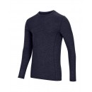 Hoggs of fife wool crew neck langærmet undertrøje i Navy
