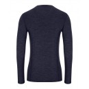 Hoggs of fife wool crew neck langærmet undertrøje i Navy