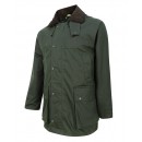 Hoggs of Fife Padded Waxed Jacket Olive 