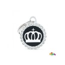 My Family SMALL CIRCLE CROWN GLAM black