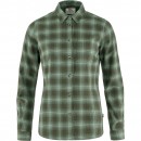 Fjällräven Övik Flannel Shirt W Deep Forest-Patina Green