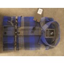 Kings Road Flannel - Blå/Grå Ternet