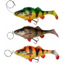 Savage Gear 4D Line Thru Perch Shad - 20cm / 100g Slow Sink