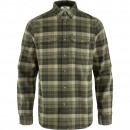 Fjällräven Singi Heavy Flannel Shirt M Green - Deep Forest