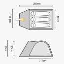 Juniper 3 Person Dome Telt