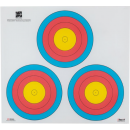TARGET FACES WA POLYESTER 40cm 80gr 3-SPOT VEGAS COMPOUND SMALL CENTER 5-RINGS 1/PC