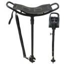 Etbenet Jagtstol med lædersæde