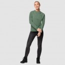 JACK WOLFSKIN WINTER LOGO SWEATSHIRT MING GREEN